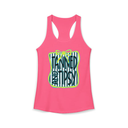 Tanned & Tipsy Racerback Tank