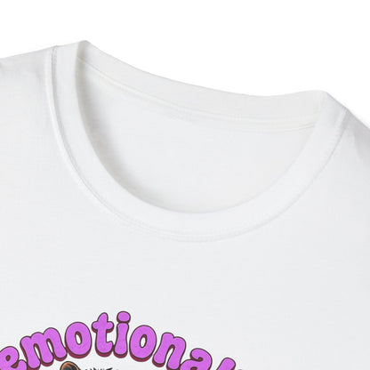 Emotionally Deceased T-Shirt — Cute Colorful Armadillo Graphic