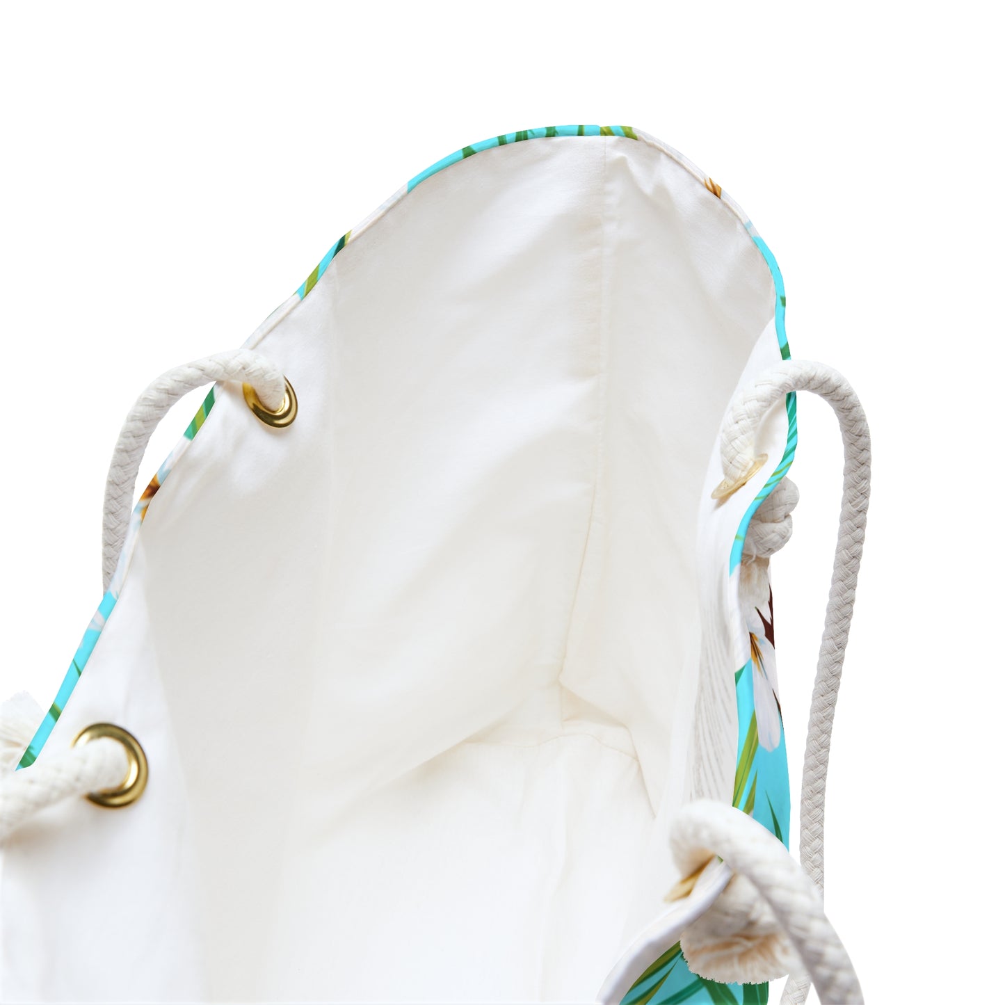 Tropical Coconut Floral Weekender Bag