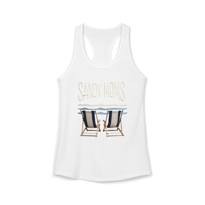 Sandy moms Racerback Tank