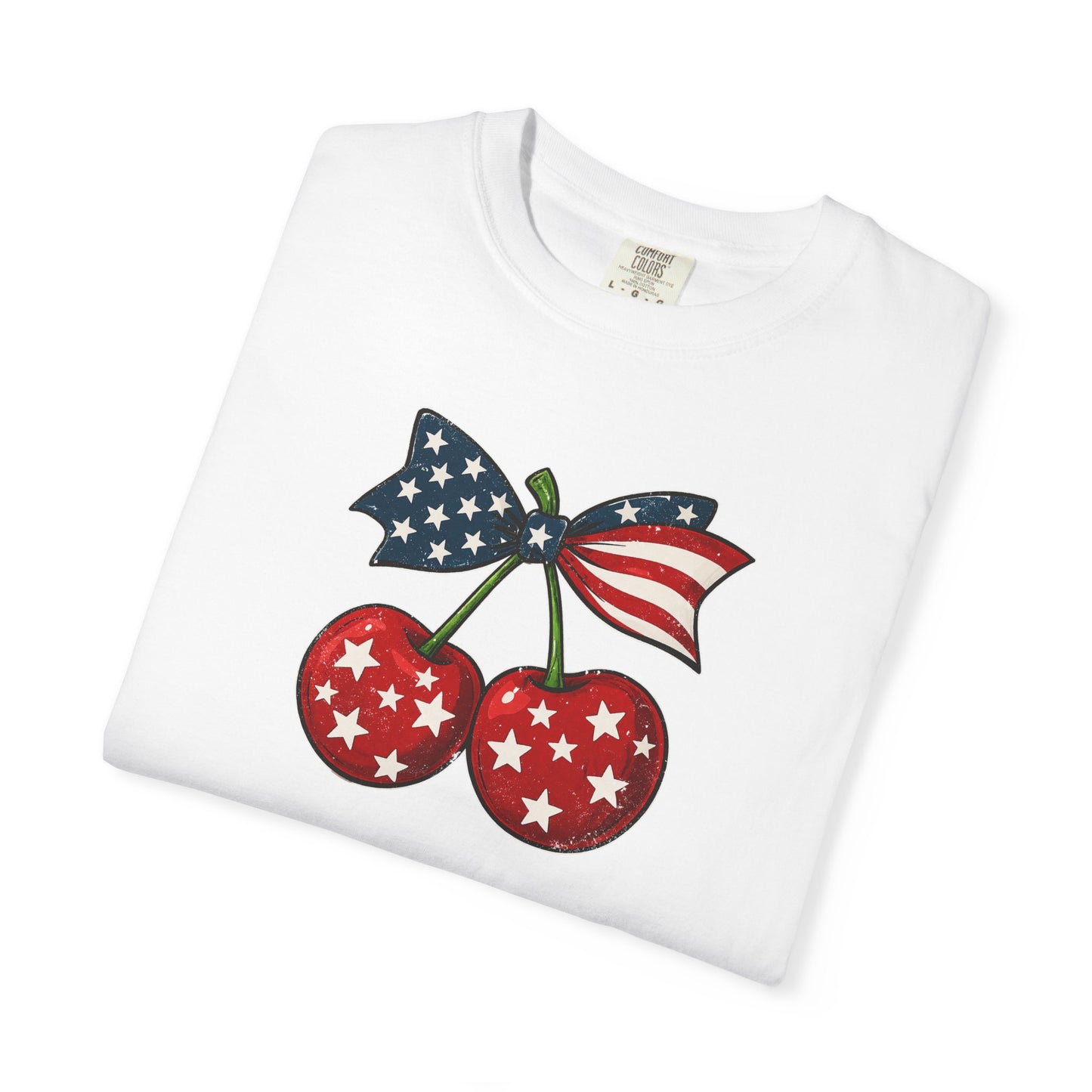 American Flag Cherry T-Shirt