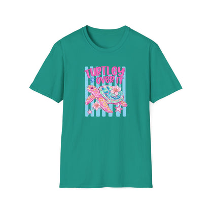 T-Shirt — "Turtley Loved It" Colorful Sea Turtle Graphic Tee