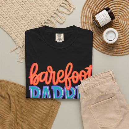 Barefoot Barbie T-Shirt — Retro Colorblock Graphic Tee