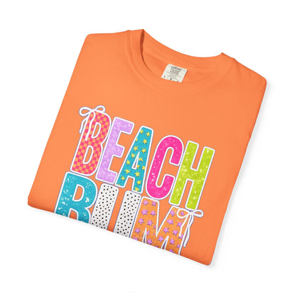 Beach Bum T-Shirt — Colorful Retro Lettering Summer Tee