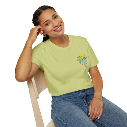 T-Shirt — "Tanned and Tipsy" Tropical Cocktail Graphic Tee