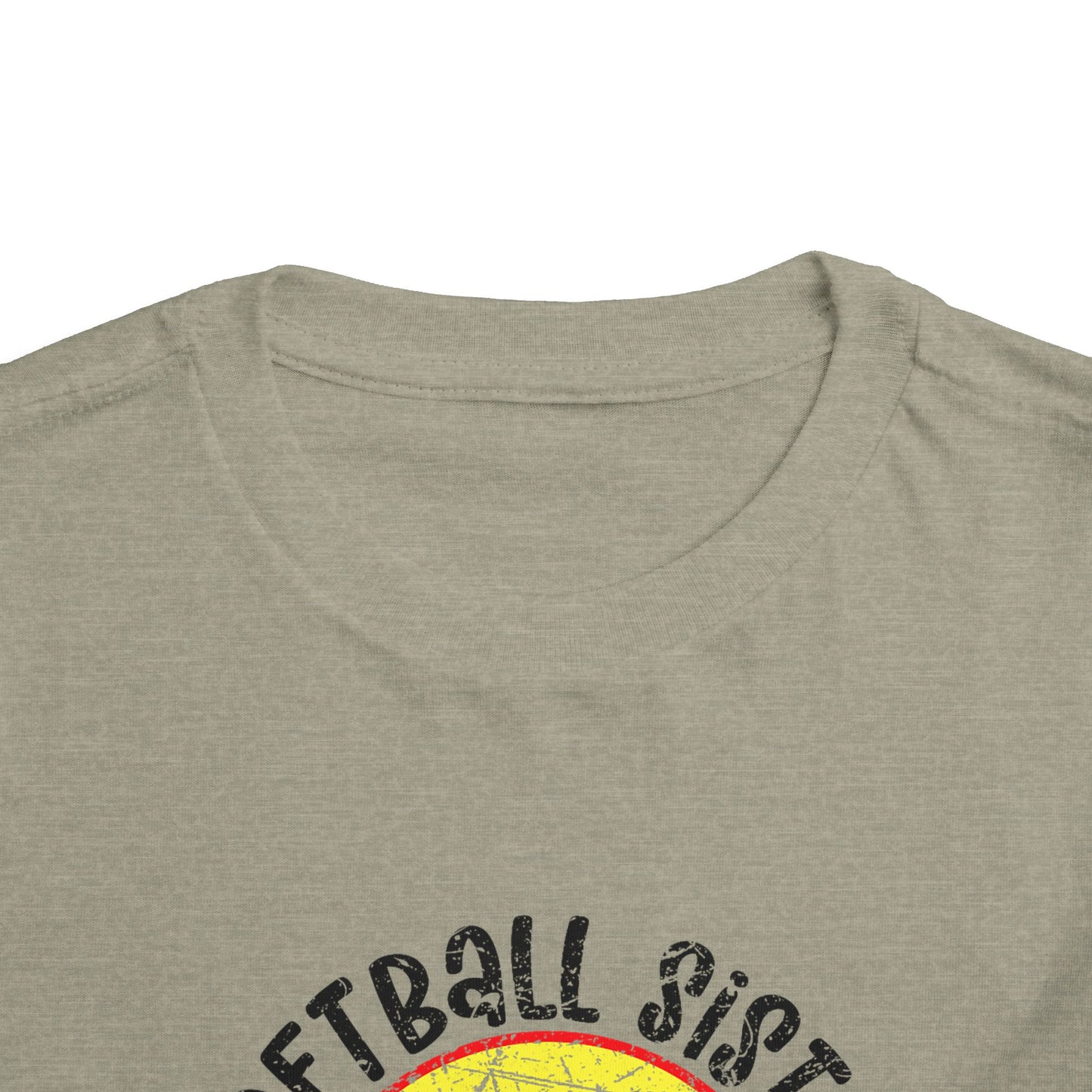 Toddler Tee — "Softball Sister I'm Just Here for the Snacks" Cute Sports Shirt