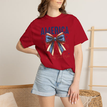 America 'Land of the Free' Patriotic T-Shirt