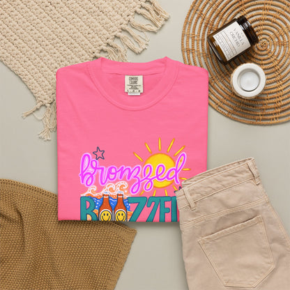 Bronzed & Buzzed T-Shirt – Summer Beach Cocktail Graphic Tee