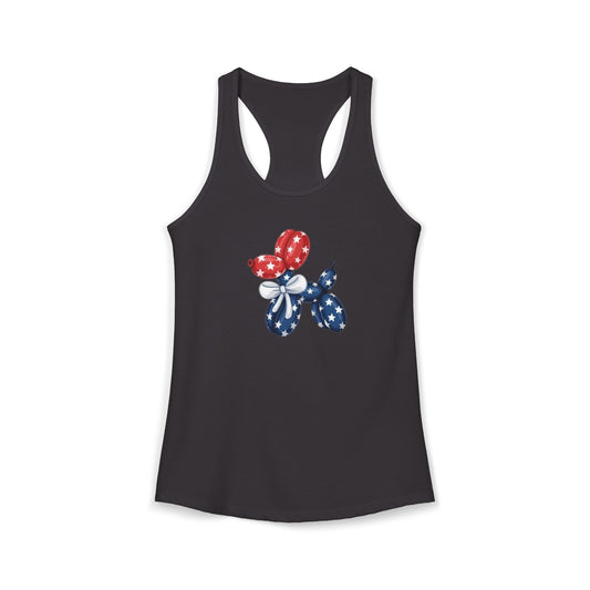 Balloon dog Racerback Tank