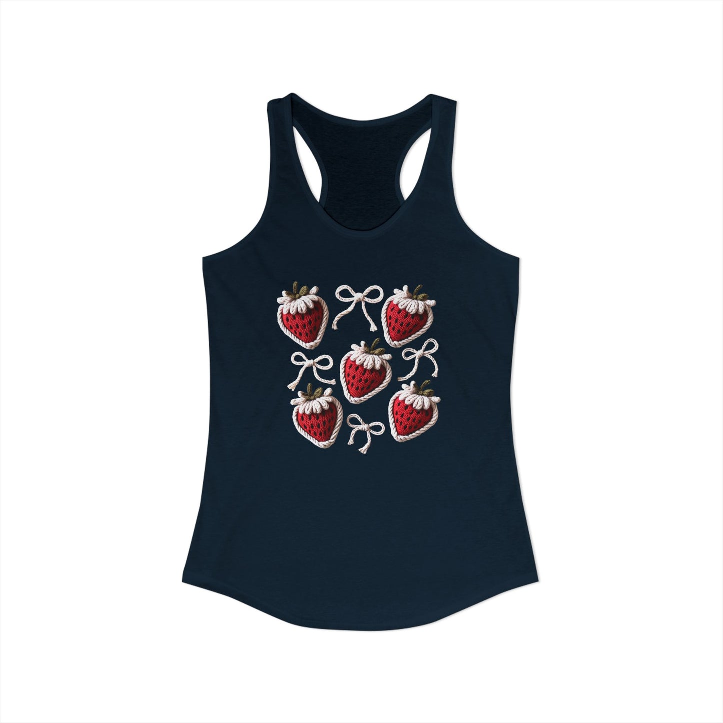 Strawberry yarn Racerback Tank
