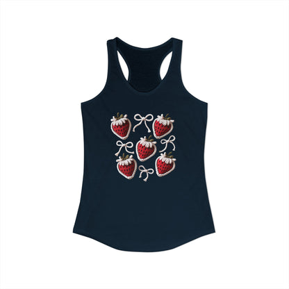 Strawberry yarn Racerback Tank