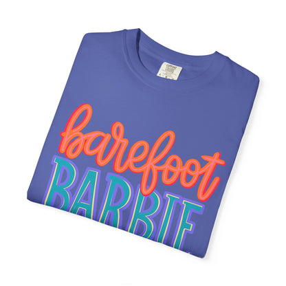 Barefoot Barbie T-Shirt — Retro Colorblock Graphic Tee