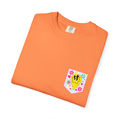 Social Moms Club T-Shirt — Colorful Retro Pocket Graphic Tee