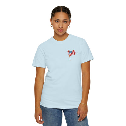 Hot Dog Graphic T-Shirt — "Bad Day to Be a Hot Dog" Patriotic Tee