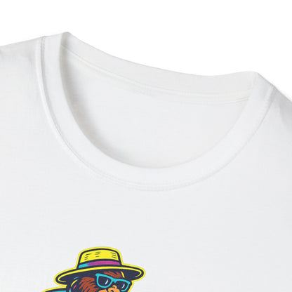 Beach Vacation Bigfoot Tee — Funny Sasquatch with Flamingo Float Shirt