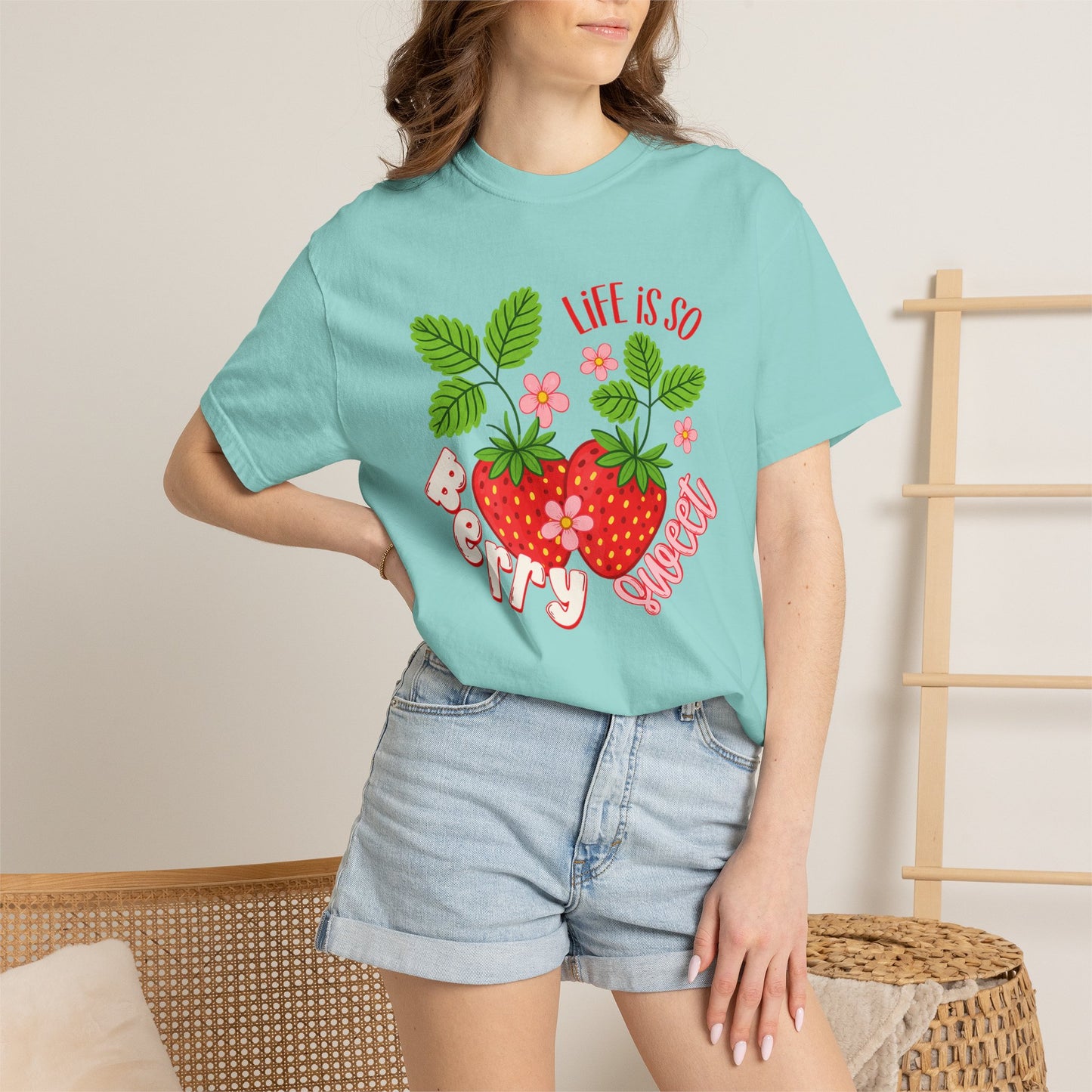 Life Is So Berry Sweet T-Shirt — Cute Strawberry Graphic Tee