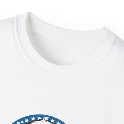 Patriotic Bald Eagle Tee — American Flag Shield Graphic
