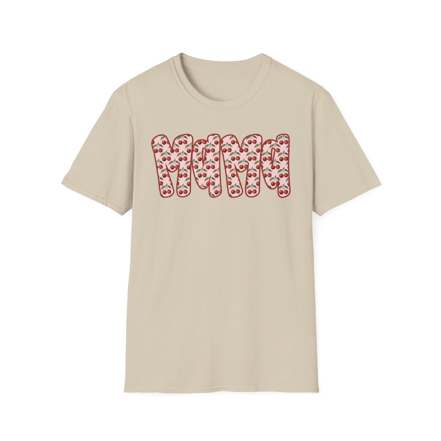 Mama Floral Band T-Shirt — Cute Mom Shirt with Pink Flower Pattern