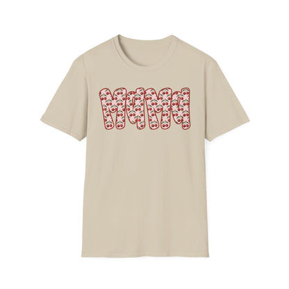 Mama Floral Band T-Shirt — Cute Mom Shirt with Pink Flower Pattern
