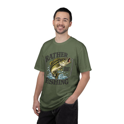 Rather Be Fishing T-Shirt — Bass Graphic Fishing Tee