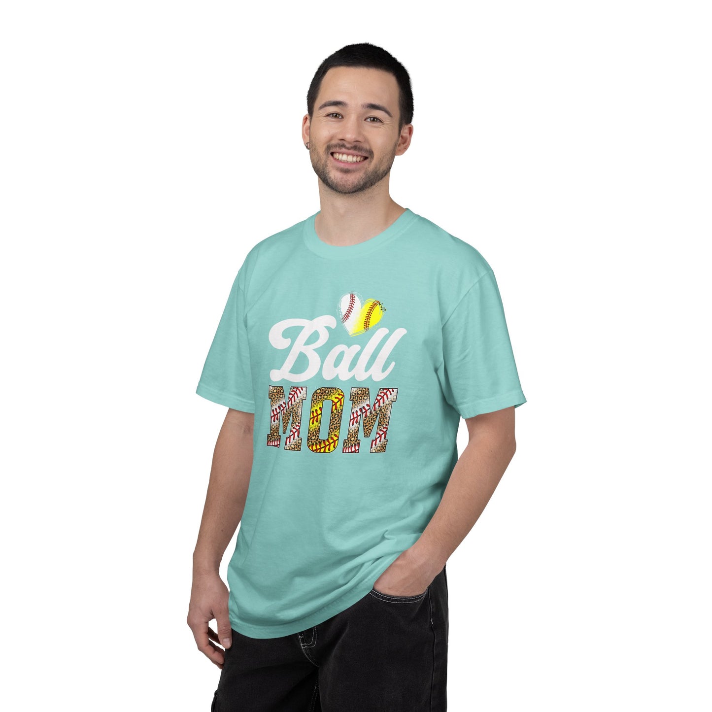 Mom Floral Pattern T-Shirt — Colorful Floral "MOM" Graphic Tee