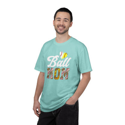 Mom Floral Pattern T-Shirt — Colorful Floral "MOM" Graphic Tee