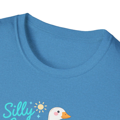 Silly Goose T-Shirt — Cute Duck Illustration Tee for Kids & Animal Lovers