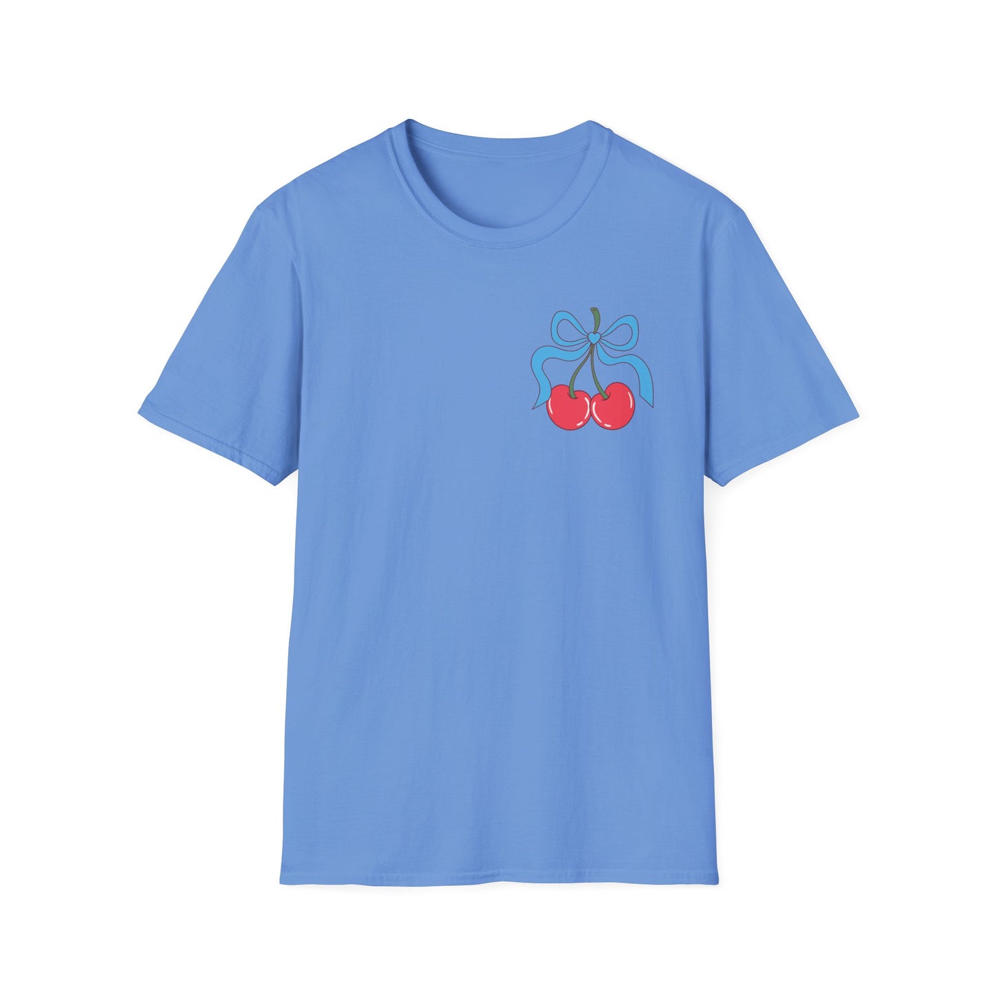 Patriotic Cherry T-Shirt — USA 1776 Fourth of July Graphic Tee