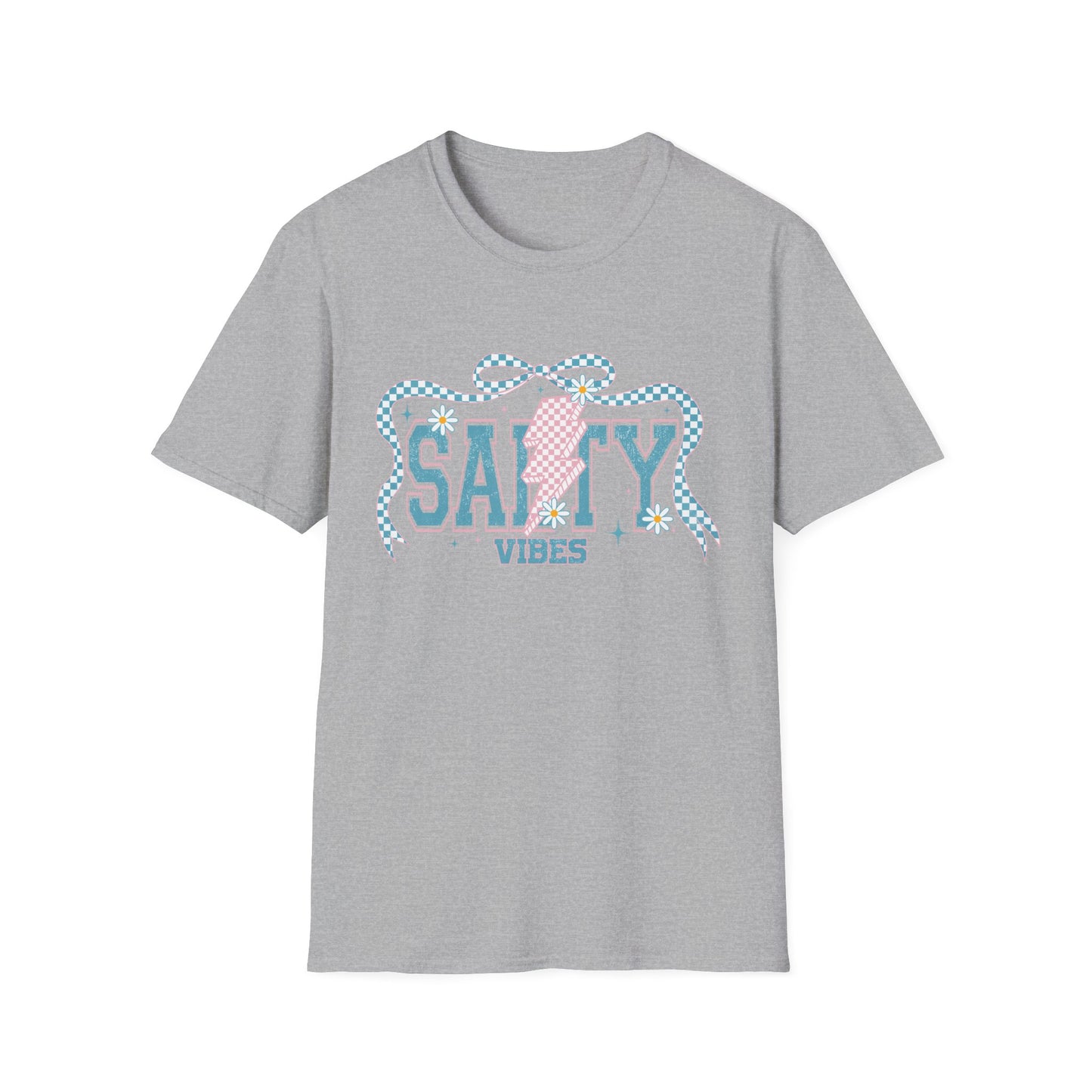 Salty Vibes Beach T-Shirt — Retro Seashell Graphic Tee