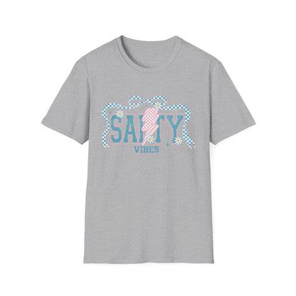 Salty Vibes Beach T-Shirt — Retro Seashell Graphic Tee