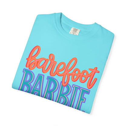 Barefoot Barbie T-Shirt — Retro Colorblock Graphic Tee