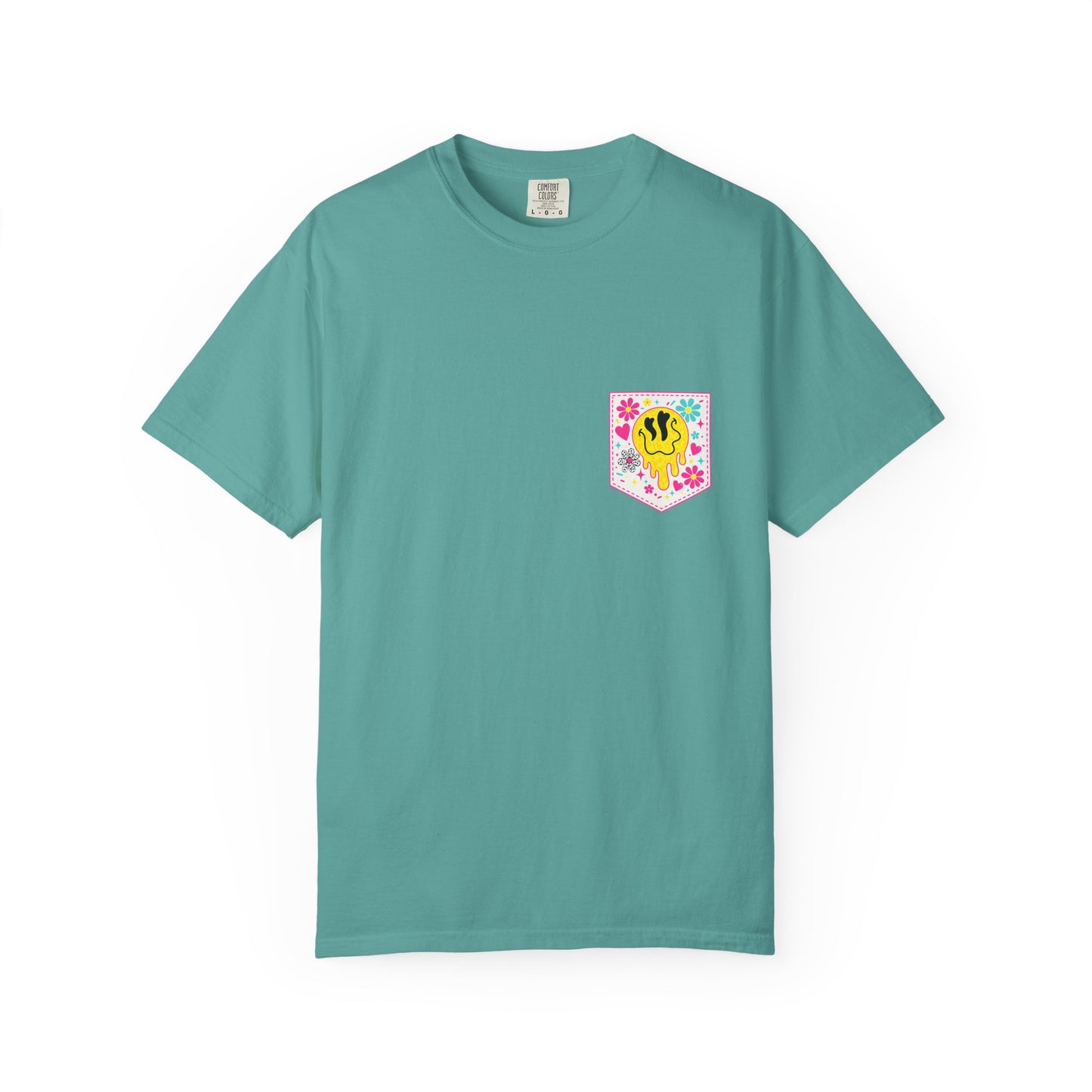 Social Moms Club T-Shirt — Colorful Retro Pocket Graphic Tee
