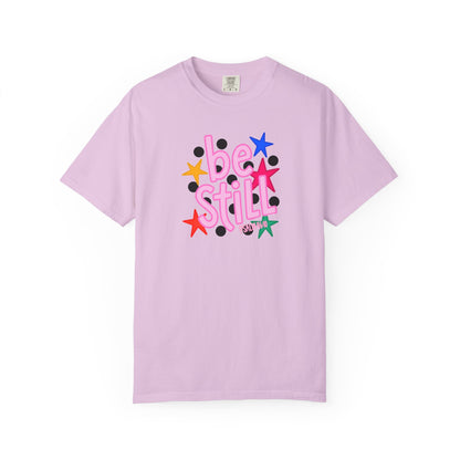 Be Still T-Shirt — Colorful Retro Stars Graphic Tee