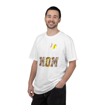 Mom Floral Pattern T-Shirt — Colorful Floral "MOM" Graphic Tee