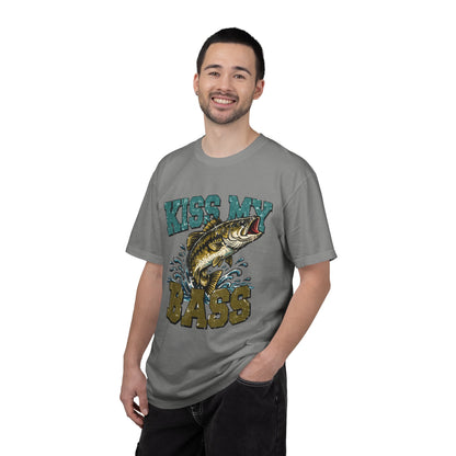 Kiss My Bass Fishing T-Shirt — Humorous Bass Angler Tee