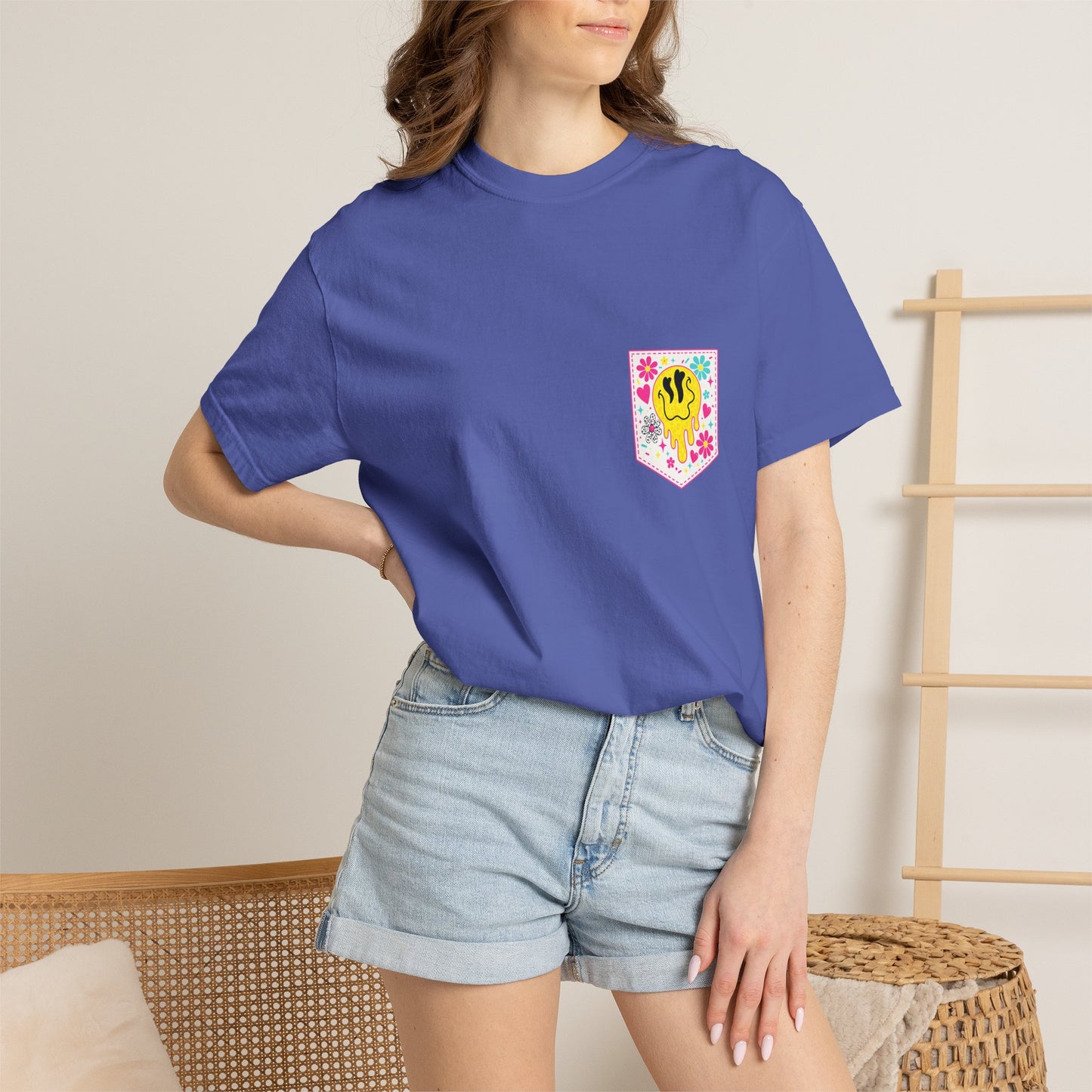 Social Moms Club T-Shirt — Colorful Retro Pocket Graphic Tee