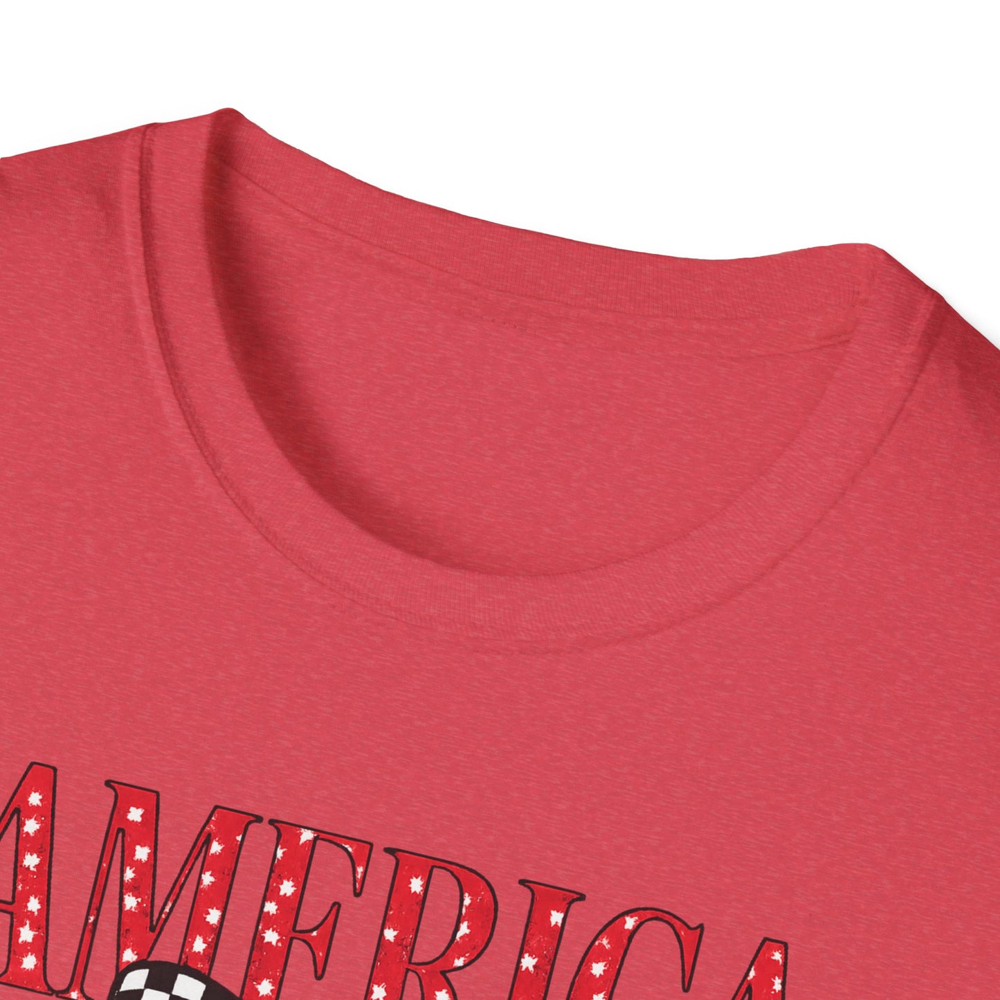 America Cherry Graphic T-Shirt – Patriotic Stars & Stripes Fourth of July Tee