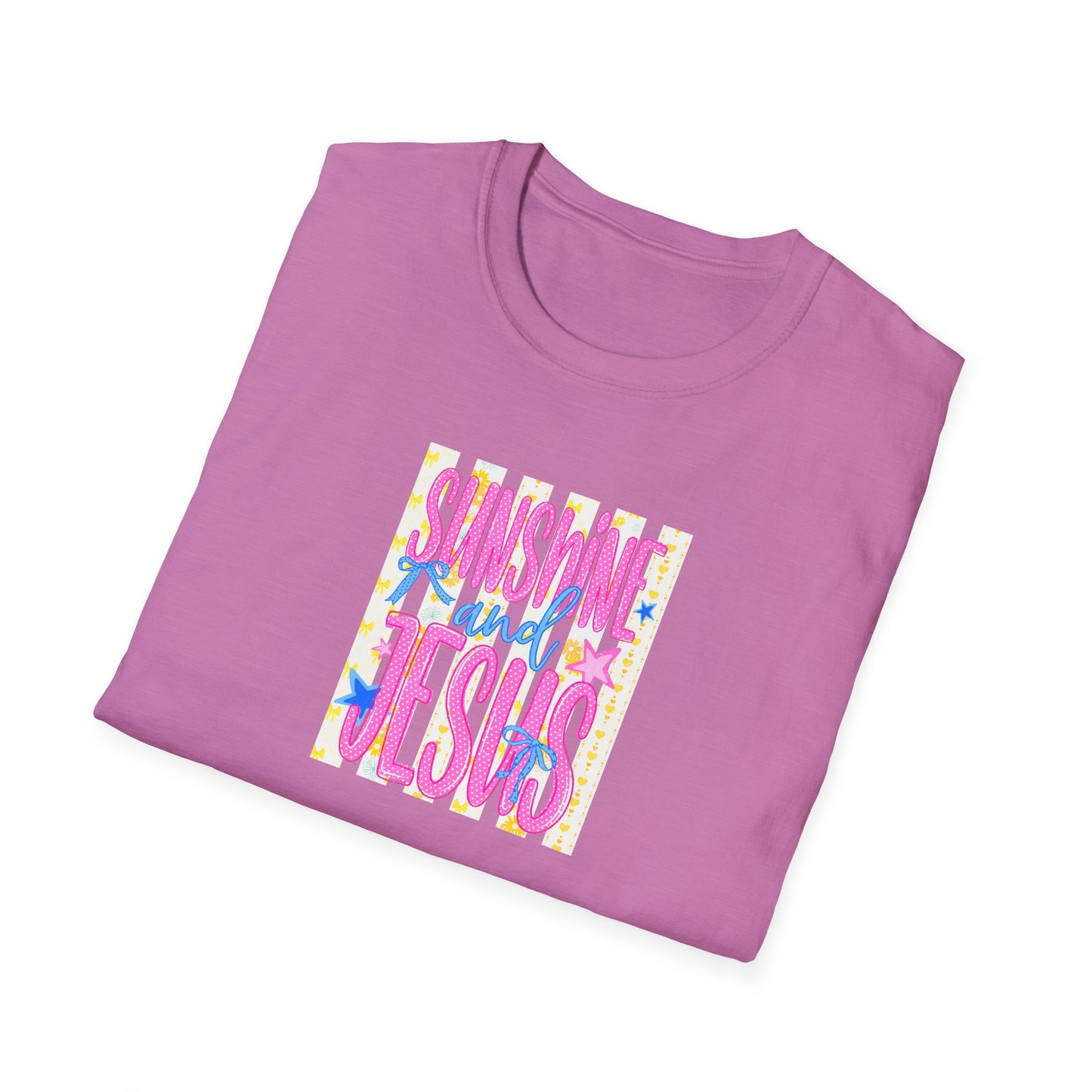 Sunshine and Jesus T‑Shirt — Bright Christian Faith Graphic Tee
