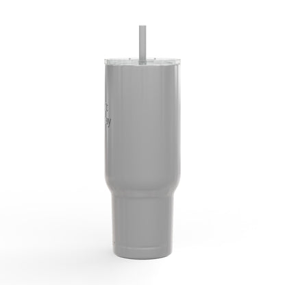 40oz Engraved Insulated Tumbler with Lid & Straw — Customizable Travel Mug