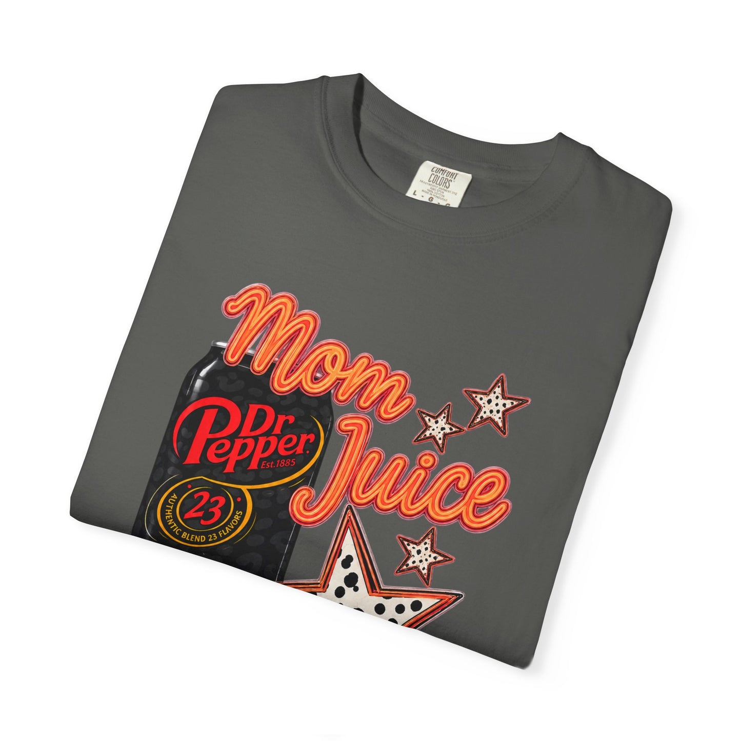 Mom Juice T-Shirt — Retro Dr Pepper Can Graphic Tee