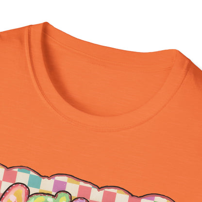 Mama Balloon Graphic Tee — Colorful Pastel Celebration Shirt for Moms
