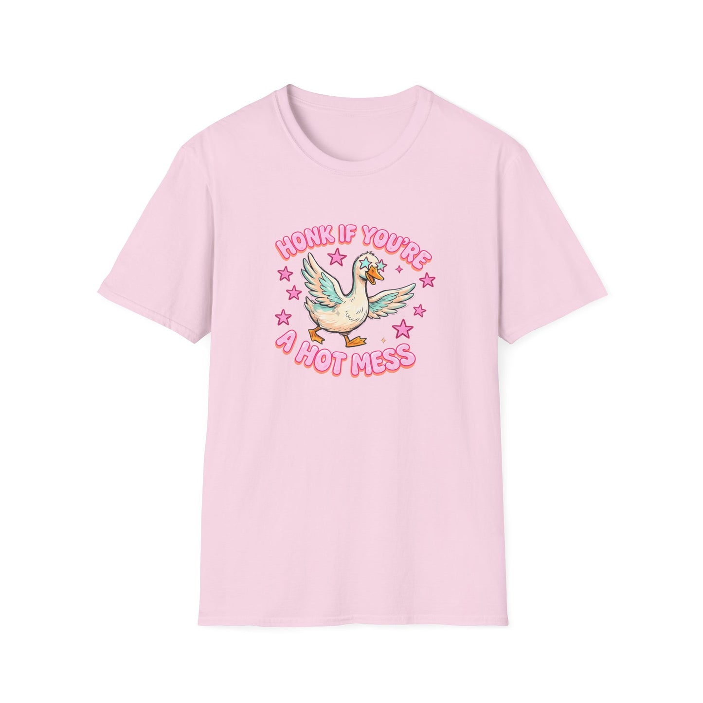 Honk If You’re A Hot Mess T-Shirt — Cute Vintage Dove Graphic Tee