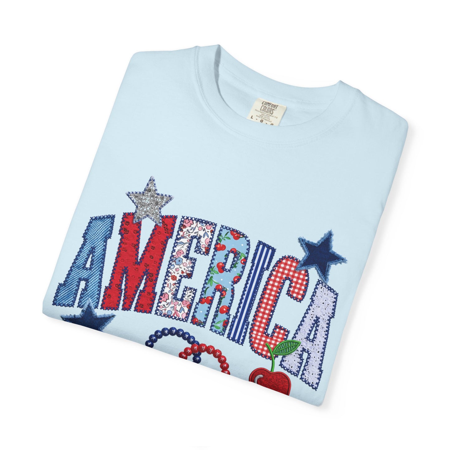 America Graphic T-Shirt — Patriotic Stars & Stripes Tee
