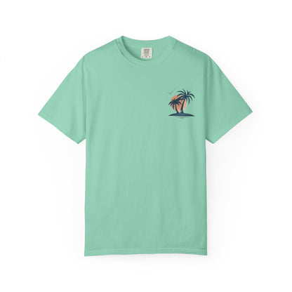 Palm Trees In the Sun, Front & Back T-shirt