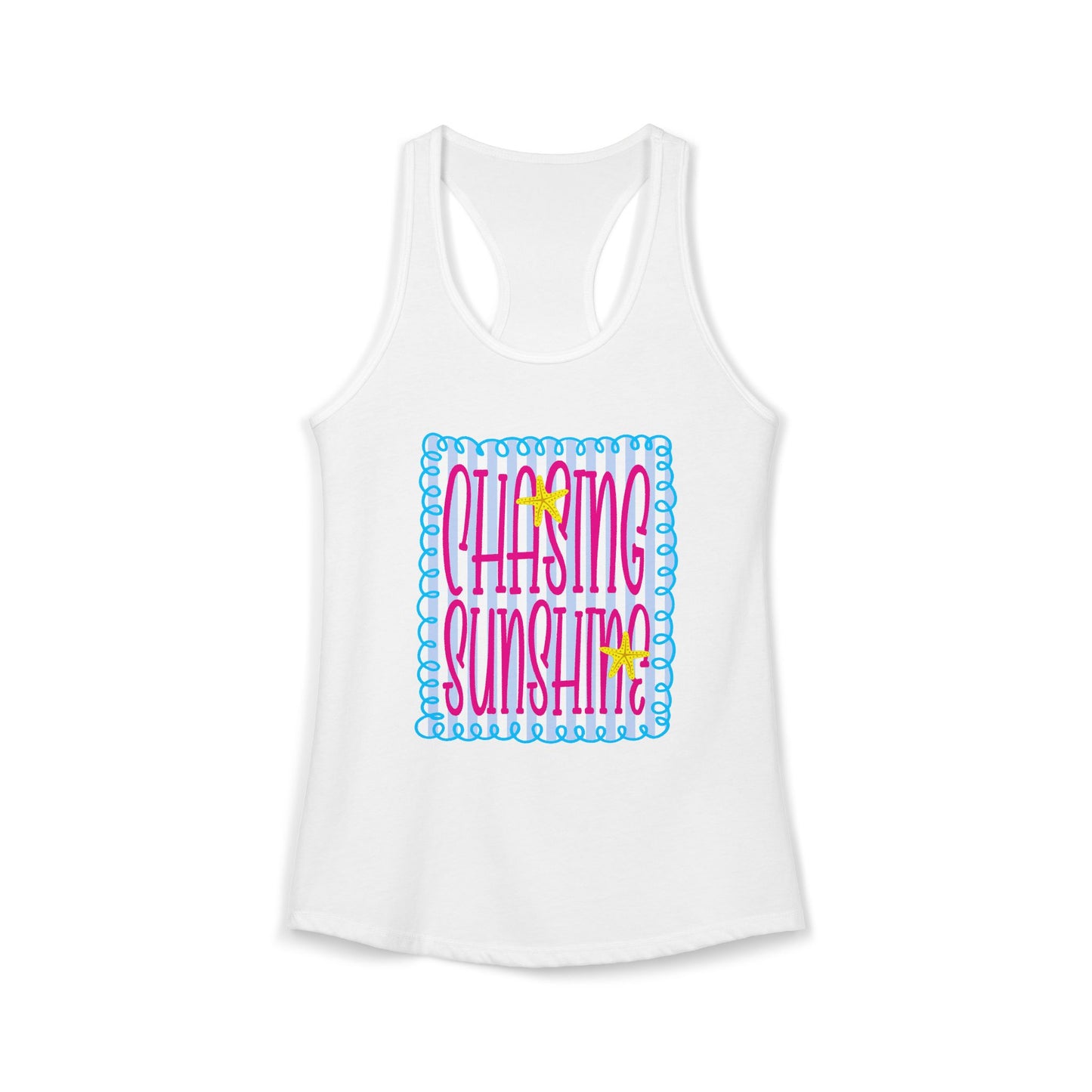 Chasing sunshine Racerback Tank