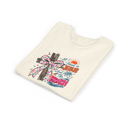 Youth Tee - All I Need is Jesus and the Beach Graphic Tee