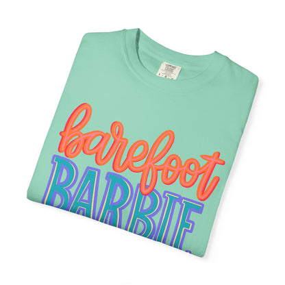 Barefoot Barbie T-Shirt — Retro Colorblock Graphic Tee