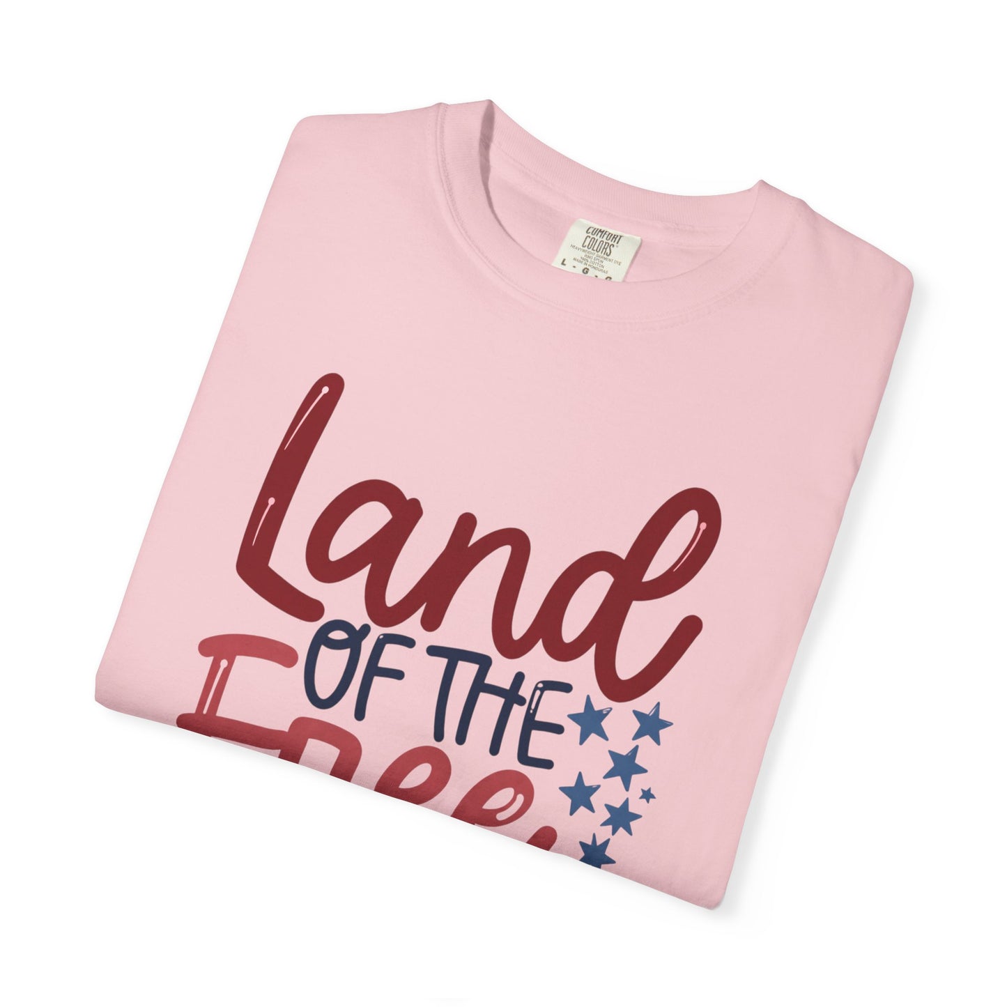 Land of the Free T-Shirt — 'Land of the Free Because of the Brave' Patriotic Tee