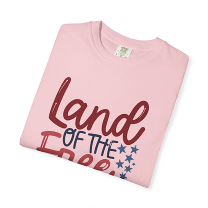 Land of the Free T-Shirt — 'Land of the Free Because of the Brave' Patriotic Tee