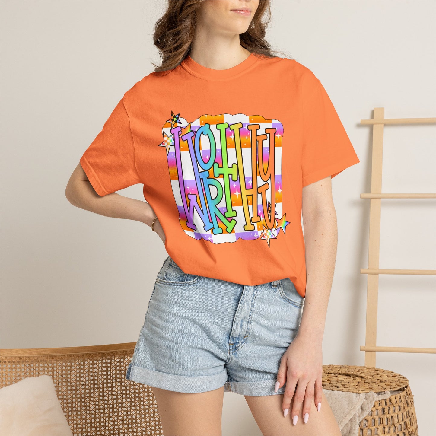 “WORTHY' Graphic T-Shirt — Positive Message Tee